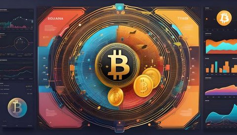 Ilustrasi aset kripto Bitcoin. (Foto By AI)