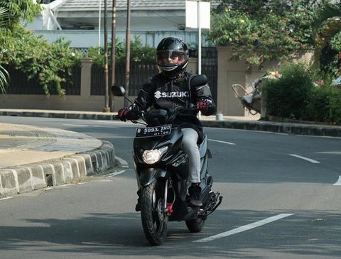 Suzuki rilis Address Playfull dan nex terbaru di Jakarta Fair 2017. (Septian/Liputan6.com)