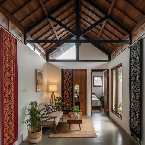 Desain Rumah Kecil yang Tidak Pengap. (Foto: Gemini AI)