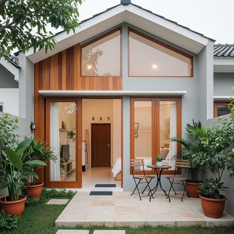 Desain Rumah Kecil yang Tidak Pengap. (Foto: Gemini AI)