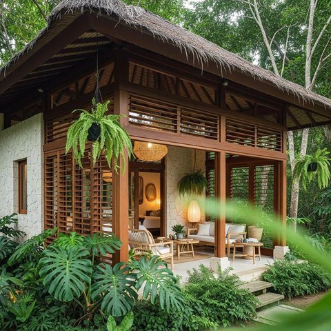 Rumah Sederhana dengan Garasi Kecil/Desain Rumah Sederhana 7x12 (Sumber: gemini.com)