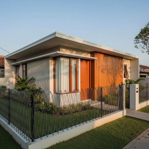 Model Pagar Rumah Kecil Tapi Kokoh dan Elegan/Gemini AI