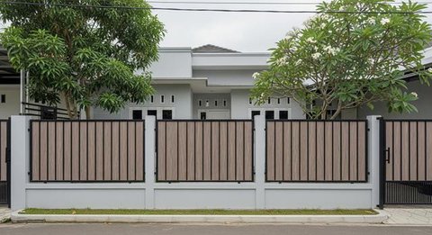 Model Pagar Besi Kombinasi Polikarbonat untuk Rumah Minimalis dengan Budget Terjangkau