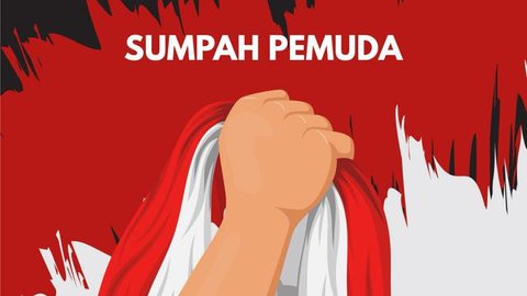 Twibbon Sumpah Pemuda. (Foto: Gemini AI)