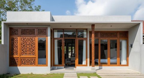 Model Joglo Depan Rumah Minimalis 2025