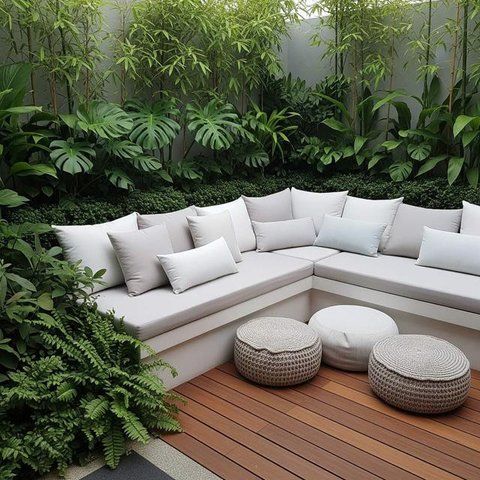 Makeover Halaman Depan Jadi Tempat Nongkrong Nyaman. Foto: Gemini