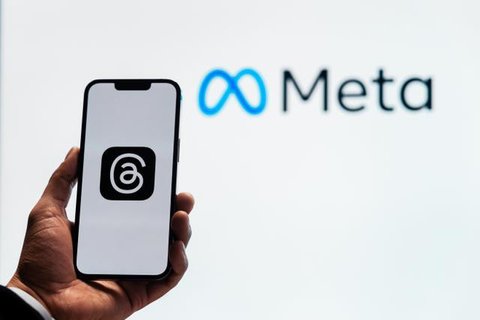 Tampilan situs Threads Instagram versi web (Meta)