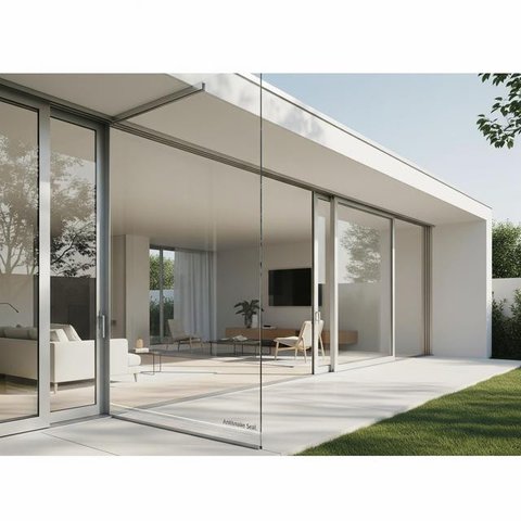 Gambar Rumah Minimalis dengan Pintu Anti Ular yang Estetik (Image by Gemini AI)