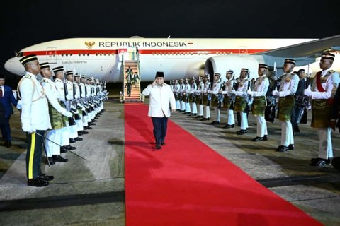 Prabowo tiba di Malaysia