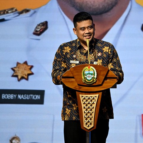 Gubernur Sumut Muhammad Bobby Afif Nasution, pada acara Penguatan Penerapan Manajemen Talenta ASN