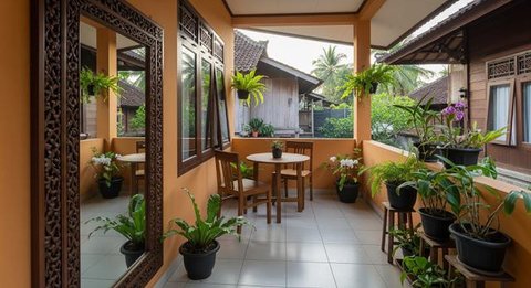 Tips Menata Pot Bunga dan Kursi di Teras Sempit agar Tetap Nyaman