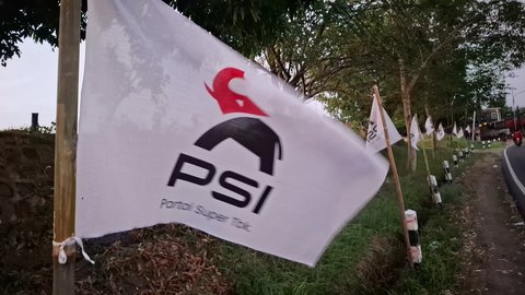 Logo baru Partai Solidaritas Indonesia (PSI). (Liputan6.com/Fajar Abrori)