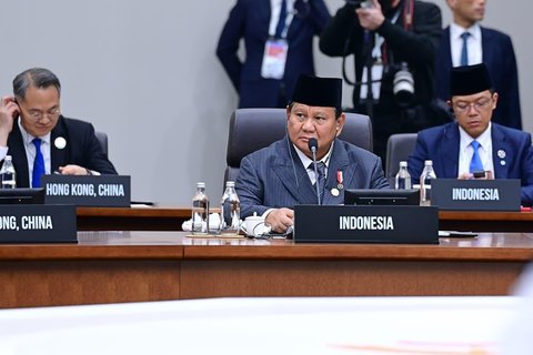 Prabowo di KTT APEC di Korsel