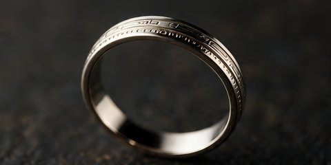 Ilustrasi Cincin Nikah Pria