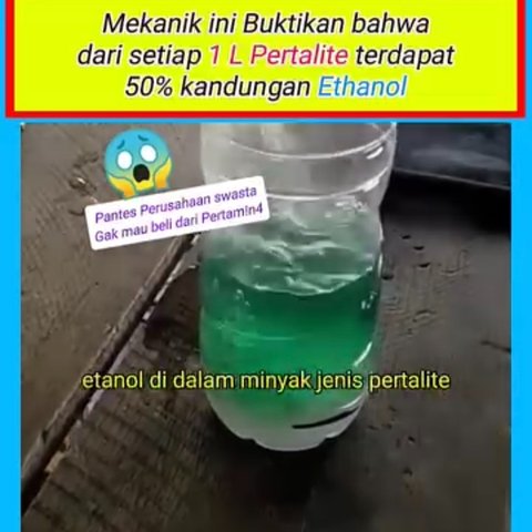 Viral Mekanik Tes Kandungan Ethanol di Pertalite