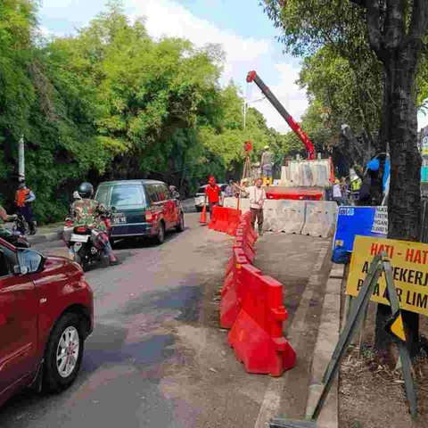 Galian Biang Macet Depan Cibis Park Rampung, Pengendara Kini Bisa Lega