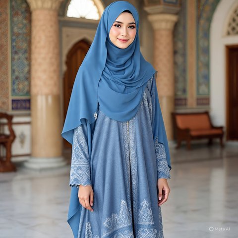 Ilustrasi Kaftan Syar'i