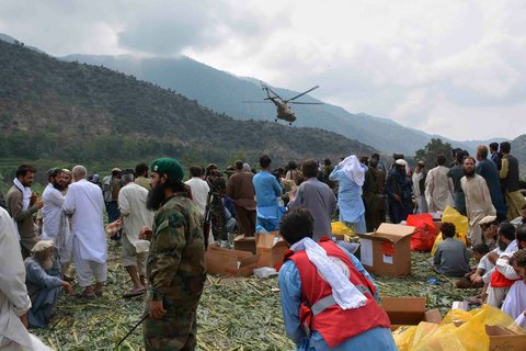 Sebuah desa yang rusak akibat gempa bumi di Provinsi Kunar, Afghanistan, Senin, (01/09/2025).