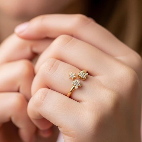 Model cincin emas anak perempuan