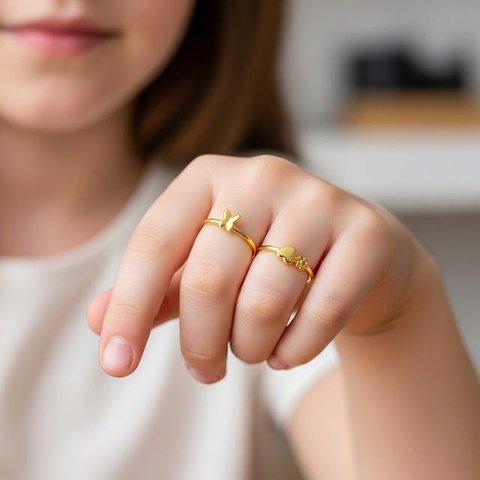 Model cincin emas anak perempuan