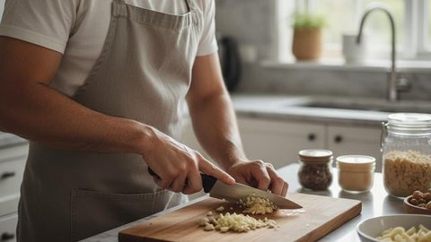 ilustrasi menyemprot cairan pengusri ular (created by AI)