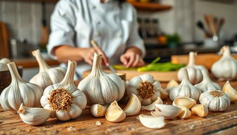 Ilustrasi bawang putih. (Gambar oleh congerdesign dari Pixabay)