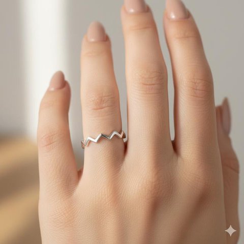 7 Cincin Model Zigzag yang Sedang Tren, Desain Unik untuk Gaya Elegan 2025 (Foto: Gemini AI)