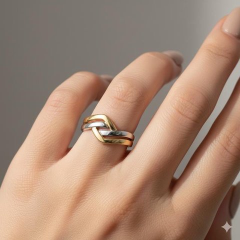 7 Cincin Model Zigzag yang Sedang Tren, Desain Unik untuk Gaya Elegan 2025 (Foto: Gemini AI)