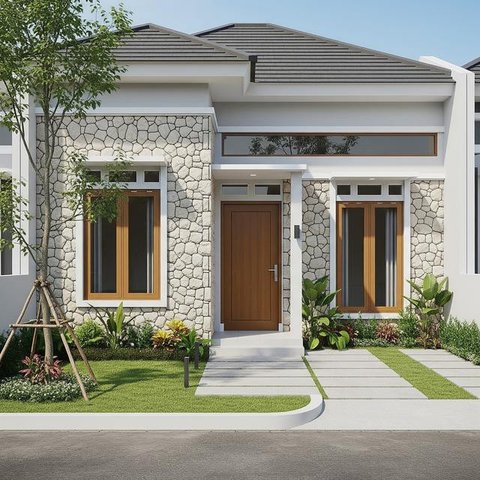 Inspirasi Model Rumah Subsidi yang Disulap Jadi Mewah/Gemini AI