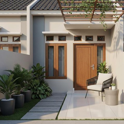Inspirasi Model Rumah Subsidi yang Disulap Jadi Mewah/Gemini AI