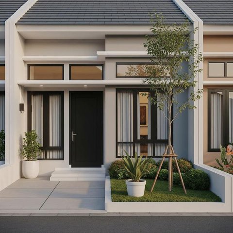 Inspirasi Model Rumah Subsidi yang Disulap Jadi Mewah/Gemini AI