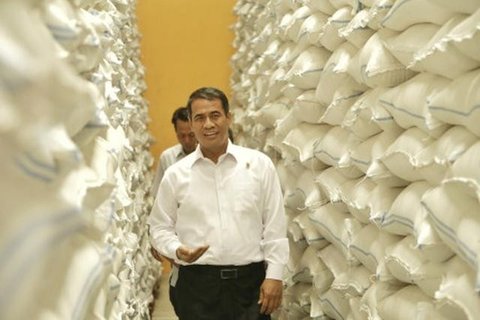 Menteri Pertanian sekaligus Kepala Badan Pangan Nasional (Bapanas), Andi Amran Sulaiman menyatakan kebijakan pengendalian harga beras mulai menunjukkan hasil positif. (Istimewa)