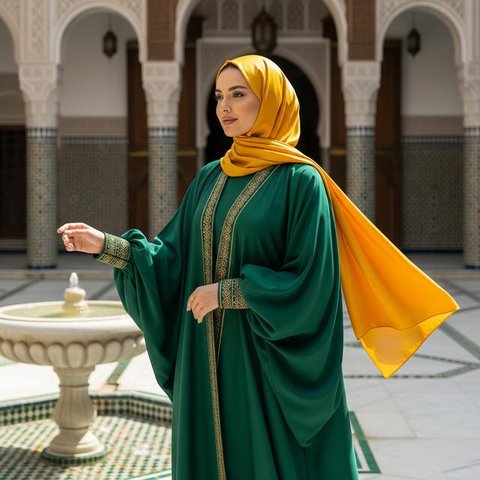 Model Abaya Simple tapi Terlihat Glamor