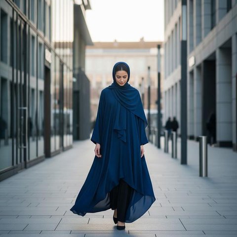 Model Abaya Simple tapi Terlihat Glamor