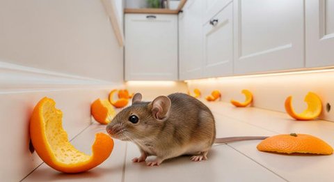 Tikus Curi Makanan di Dapur