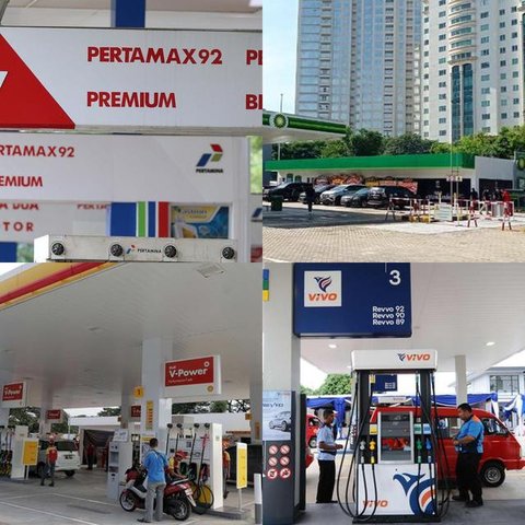 Petugas SPBU melayani pengisian BBM di SPBU Jakarta. Kenaikan harga BBM hari ini di SPBU Pertamina resmi berlaku. Bagaimana harga BBM di SPBU Shell, Vivo dan BP AKR?(Liputan6.com/AnggaYuniar)