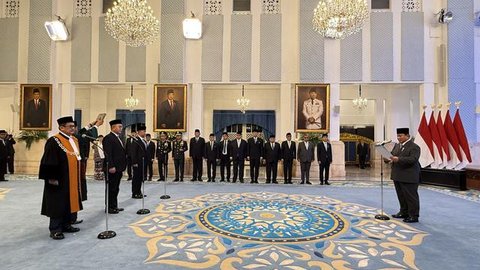 Pelantikan Kepala dan Wakil Kepala BRIN (Foto: Lizsa Egeham/Liputan6.com)