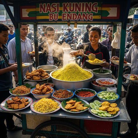 Ide Jualan Sarapan. (Foto: AI)
