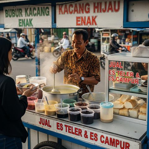 Ide Jualan Sarapan. (Foto: AI)