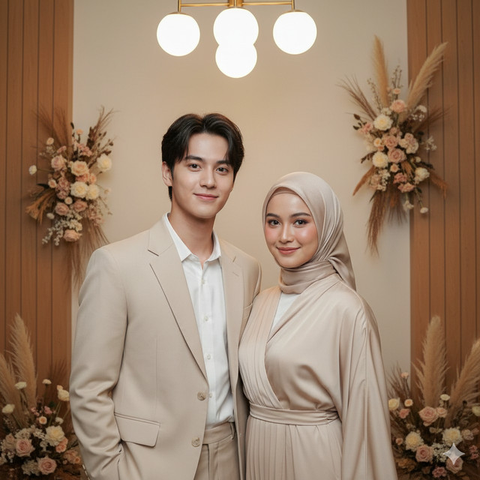 Prompt AI Kondangan bareng Idol K-Pop/Gemini AI