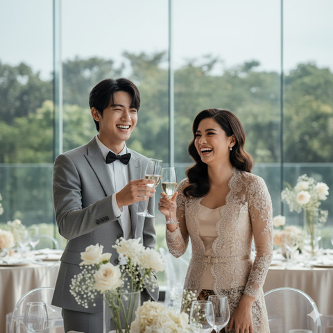 Prompt AI Kondangan bareng Idol K-Pop/Gemini AI