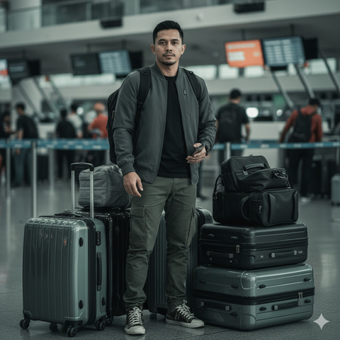 7 Prompt Gemini AI Edit Foto di Bandara: Tampilan Chic, Sinematik dan Siap Travel (Foto: Gemini AI)