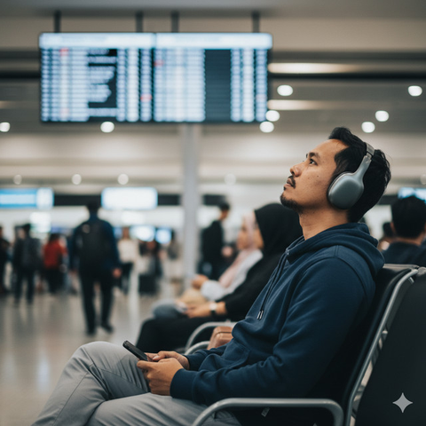 7 Prompt Gemini AI Edit Foto di Bandara: Tampilan Chic, Sinematik dan Siap Travel (Foto: Gemini AI)