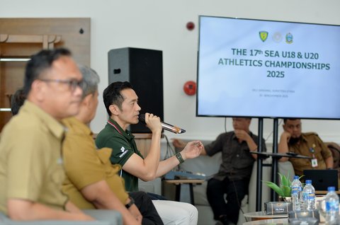 Dinas Pemuda dan Olahraga Provinsi Sumut melakukan Konferensi Pers terkait Provinsi Sumut sebagai Tuan Rumah SEA Athletics Championship 2025 yang merupakan event tahunan olahraga atletik untuk negara-negara Asia Tenggara.