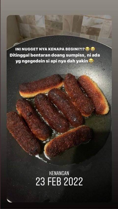 Ilustrasi masakan gosong. (c)unusual111/Depositphotos.com