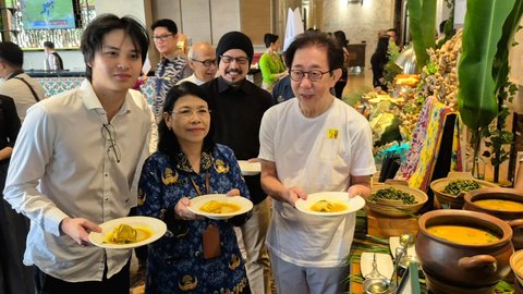 Peluncuran menu khas Indonesia Timur: Papeda Ikan Kuah Kuning dan Air Guraka di Hotel Tentrem Semarang.