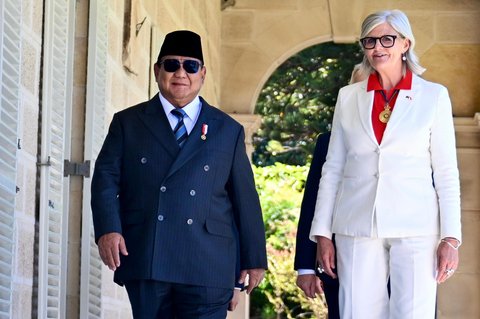 Bertemu Gubernur Jenderal Australia, Presiden Prabowo Disambut Rangkaian Prosesi