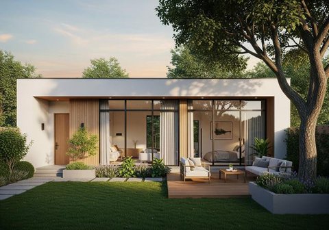 Desain Taman dengan Konsep Minimalis Tropis/Tips Menata Halaman Belakang Rumah agar Bebas Nyamuk (Sumber: Gemini.com)