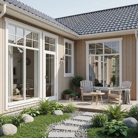 Desain Taman dengan Konsep Minimalis Tropis/Tips Menata Halaman Belakang Rumah agar Bebas Nyamuk (Sumber: Gemini.com)