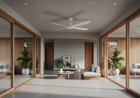 Desain Rumah Tropis Modern Anti Lembap (AI)